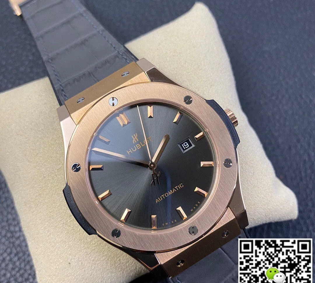 Hublot Classic Fusion 542.OX.7081.LR 42MM WWF Factory 1:1 Best Edition Replica Watch Gray Strap